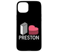 Prénom personnalisé I Love Preston Coque pour iPhone 15 Plus
