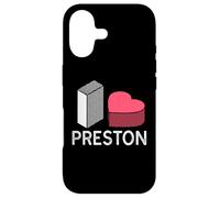 Prénom personnalisé I Love Preston Coque pour iPhone 17