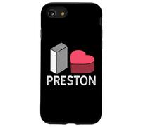 Prénom personnalisé I Love Preston Coque pour iPhone SE (2020) / 7/8