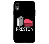 Prénom personnalisé I Love Preston Coque pour iPhone XR