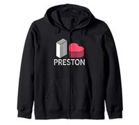 Prénom personnalisé I Love Preston Sweat à Capuche