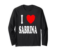 Prénom Sabrina I Love Sabrina Manche Longue