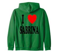 Prénom Sabrina I Love Sabrina Sweat à Capuche