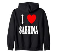 Prénom Sabrina I Love Sabrina Sweat à Capuche