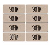 Prénom Sofia - 8 Stickers De 5x2cm - Sticker/Autocollant