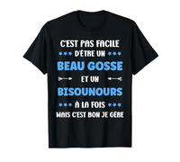 Prénom Super Bisounours Humour Beau gosse Bisounours T-Shirt