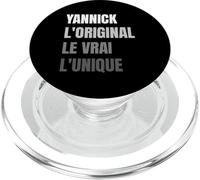 Prénom Yannick l'Original Le Vrai l'Unique Cadeau Yannick PopSockets PopGrip pour MagSafe