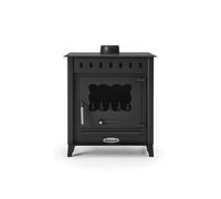 PRENSA Stove - Poêle à Bois Modèle TEIDE 1 - 12,6 KW - Poêle Traditionnel en Acier 4 mm - Sortie Supérieure - ECODESIGN 2022