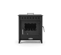 PRENSA Stove - Poêle à Bois Modèle VESUBIO 1 avec Four et Porte Latérale - 12,6 KW - Acier 4 mm - Sortie Arrière - ECODESIGN 2022