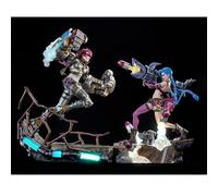 PREORDER JULY 2026 LEAGUE OF LEGENDS BUNDLE STATUE JINX & VI 1/6 LED PUREARTS