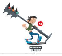 COLLECTOYS - Figurine Gaston : Gaston Invention : Patins A Roulette Electrique