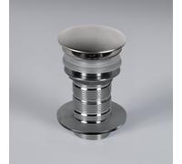 preotec Bonde à écoulement libre dotée d'un grand insert (raccourcissable) avec plaque de montage à combiner avec un plan de toilette, PR2500MB+PR1507XX,