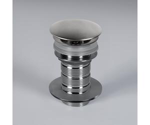 preotec Bonde à écoulement libre dotée d'un grand insert (raccourcissable) avec plaque de montage à combiner avec un plan de toilette, PR2500MB+PR1507XX,