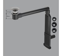 preotec Siphon gain de place de meuble pour vasque/lavabo et plan de toilette de jusqu’à 1 cm,, PR2000+PR2400MB#NEW,