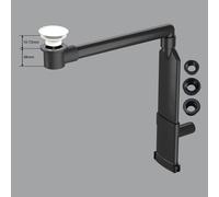 preotec Siphon gain de place de meuble pour vasque/lavabo et plan de toilette de jusqu’à 1 cm,, PR2000+PR2400WM#NEW,