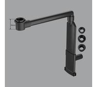 preotec Siphon gain de place de meuble pour vasque/lavabo et plan de toilette de jusqu’à 4 cm, PR2000+PR2001+GUM#NEW,