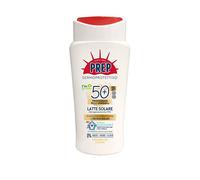 PREP, Crème Solaire SPF50 +, Crème Solaire, Protection UVA/UVB, pour Peaux Sensibles et Délicates, Sans Paraben, Format 200 ml (L'emballage peut varier)
