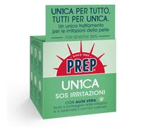 Prep, UN1CA SOS Irritations Crème Hydratante Apaisante à l'Aloe Vera Glycérine pour Peaux Sensibles Protège des Irritations Restaure le Confort de la Peau 75 ml