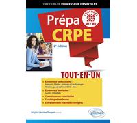 Prépa CRPE tout-en-un Concours 2026-2027 M1/M2 - Brigitte Lancien-Despert - Ellipses - broché - Scolaire / Universitaire