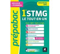 Prépabac 1re STMG - Toutes les matières - Cours et entraînement au contrôle continu 2026