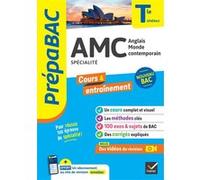 Prépabac - AMC (Anglais monde contemporain) Tle générale (spécialité) - Bac 2026 Cours, méthodes & sujets corrigés (programme de Terminale) - Christine Bitaillou - Hatier - broché - Scolaire / Univers