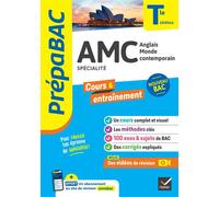 Prépabac - AMC (Anglais monde contemporain) Tle générale (spécialité) - Bac 2027 Cours, méthodes & sujets corrigés (programme de Terminale) - Christine Bitaillou - Hatier - broché - Scolaire / Univers
