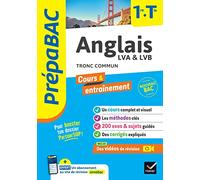 Prépabac - Anglais 1re/Tle - Bac 2026: cours, méthodes & entraînement (programme de Terminale)