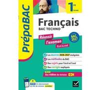 Prépabac - Français 1re technologique Bac de français 2027 (écrit & oral) Hélène Bernard (Auteur), Denise Marechal (Auteur), Sophie Saulnier (Auteur), Swann Spies (Auteur), Bérangère Touet (Auteur)