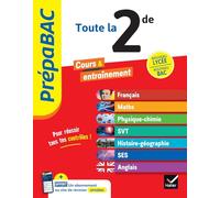 Prépabac - Le tout-en-un 2de (toutes les matières) - 2025-2026 Tout le programme de Seconde - Collectif - Hatier - broché - Scolaire / Universitaire