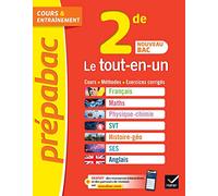 Prépabac Le tout-en-un 2de (toutes les matières): nouveau programme de Seconde