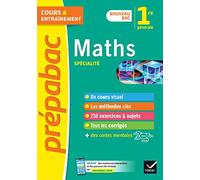 Prépabac Maths 1re générale (spécialité): nouveau programme de Première