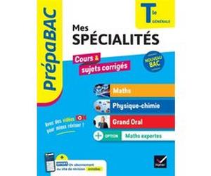 Prépabac - Mes spécialités Maths, Physique-chimie, Grand oral & Maths expertes Tle - Bac 2026 Michel Abadie (Auteur), Nathalie Benguigui (Auteur), Patrice Brossard (Auteur), Joël Carrasco (Auteur), Ga