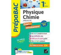 Prépabac – Physique-chimie 1re générale (spécialité) : cours, méthodes & entraînement – Hatier