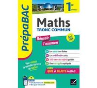 Prépabac Réussir l'examen Maths 1re générale (tronc commun) - Bac 2026 Michel Abadie (Auteur), Martine Salmon (Auteur)