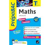 Hatier – Prépabac Maths Tle générale (spécialité) – Bac 2026 : fiches, sujets corrigés, vidéos
