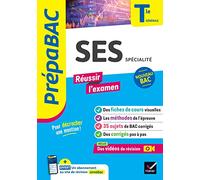 Prépabac Réussir l'examen – SES Tle spéc. – Bac 2026 – fiches de révision, sujets corrigés & vidéos