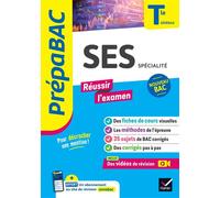 Prépabac Réussir l'examen – SES Tle spéc. – Bac 2026 – fiches de révision, sujets corrigés & vidéos