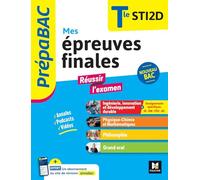 Prépabac Terminale STI2D - Mes épreuves finales - fiches et annales