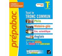 Prépabac Tout la Tle générale (tronc commun) - Bac 2024 (toutes les matières): Philo, Histoire-Géographie, Enseignement scientifique, Anglais