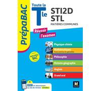 PREPABAC - Toute la terminale STI2D/STL - Contrôle continu et épreuves finales - Révision 2026 Révision et entraînement - Audrey Bebert-Mion - Foucher - broché - Scolaire / Universitaire