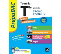 Prépabac - Toute la Tle générale (tronc commun) - Bac 2025 (toutes les matières): Philo, Histoire-Géographie, Enseignement scientifique, Anglais