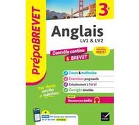 Prépabrevet - Anglais 3e - Brevet 2026: cours, méthodes & entraînement