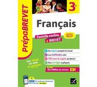 Prépabrevet - Français 3e - Brevet 2027 Cours, méthodes & sujets de brevet corrigés - Christine Formond - Hatier - broché - Scolaire / Universitaire