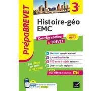 Prépabrevet - Histoire-géo EMC 3e - Brevet 2026 Cours, méthodes & sujets de brevet corrigés - Marielle Chevallier - Hatier - broché - Scolaire / Universitaire
