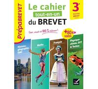 Prépabrevet - Le Cahier Tout-en-un du Brevet - Brevet 2026 Toutes les matières, avec 60 vidéos de révision - Collectif - Hatier - broché - Scolaire / Universitaire