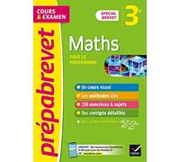 Prépabrevet Maths 3e – Brevet 2024 : cours, méthodes et entraînement – Hatier