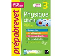 Prépabrevet Physique-Chimie 3e (sciences) - Brevet 2024: cours, méthodes et entraînement