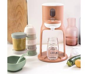 Préparateur de biberon 2 en 1 Bib'Expresso terracotta TU
