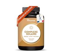 Préparateur Solaire 3-en-1 - Bronzage Intense & Naturel, 8 Actifs - 2 Mois | Prépare, Active & Prolonge le Bronzage - Formule 8 actifs, Bêta-Carotène - Teint Hâlé, Peau Nourrie - 60 Gélules - Vitavea