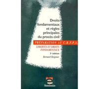Préparation au crfpa - les droits fondamentaux et réglements dans le procès civi libertés et droits fontamentaux , examen d'entrée au CRFPA - Bernard Beignier - Montchrestien - broché - Scolaire / Uni